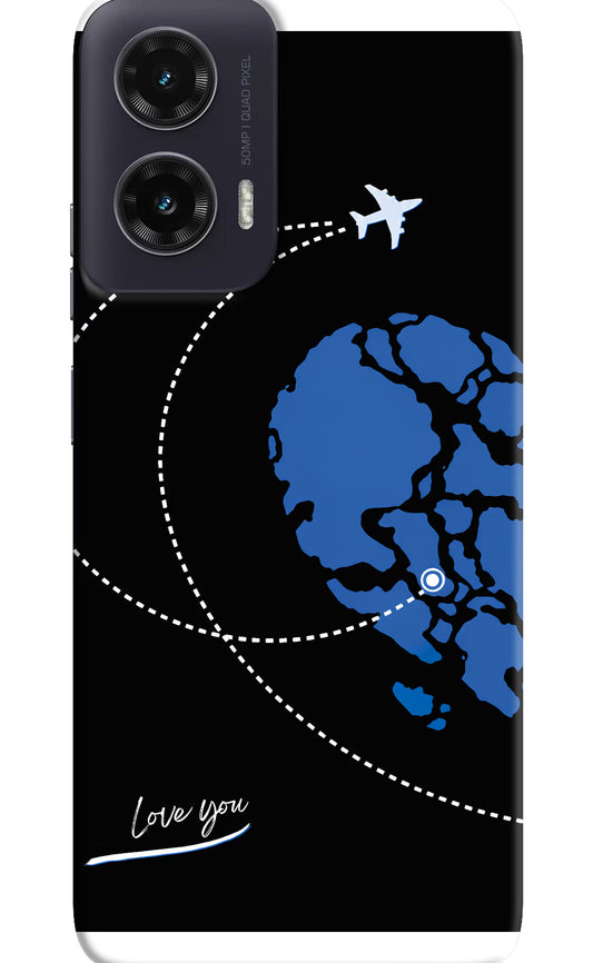 Love Orbit Moto G35 5G Hard Case Back Cover by Casekaro