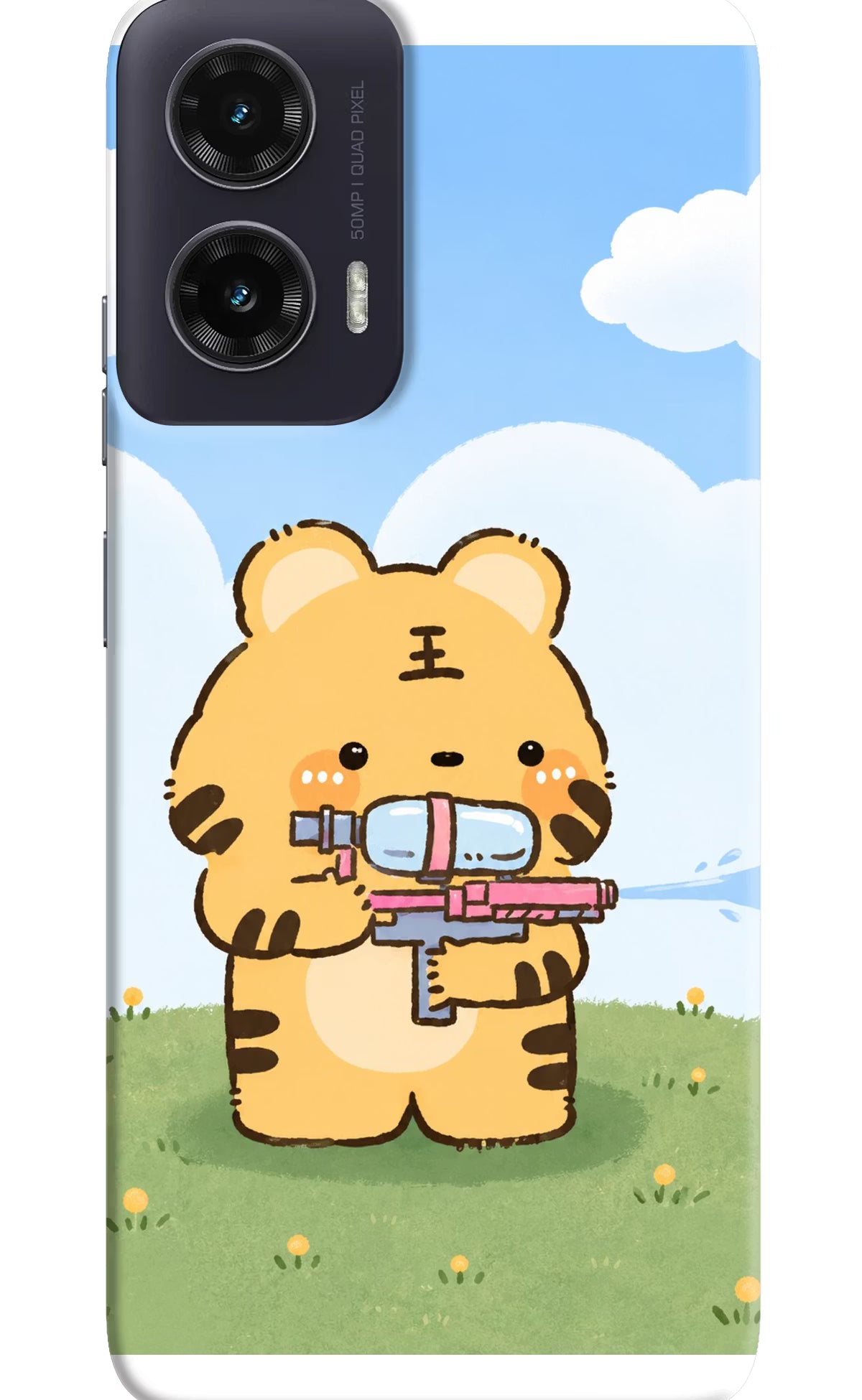 Tiger Treat Moto G35 5G Back Cover