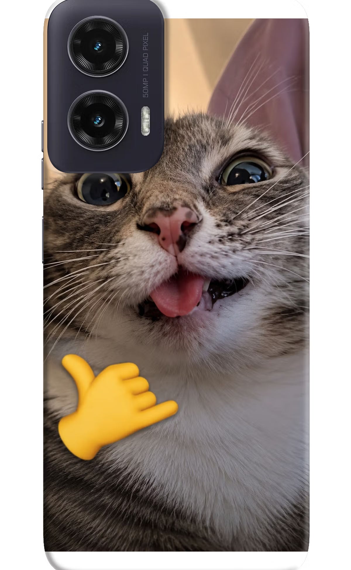 Silly Cat Call Moto G35 5G Back Cover