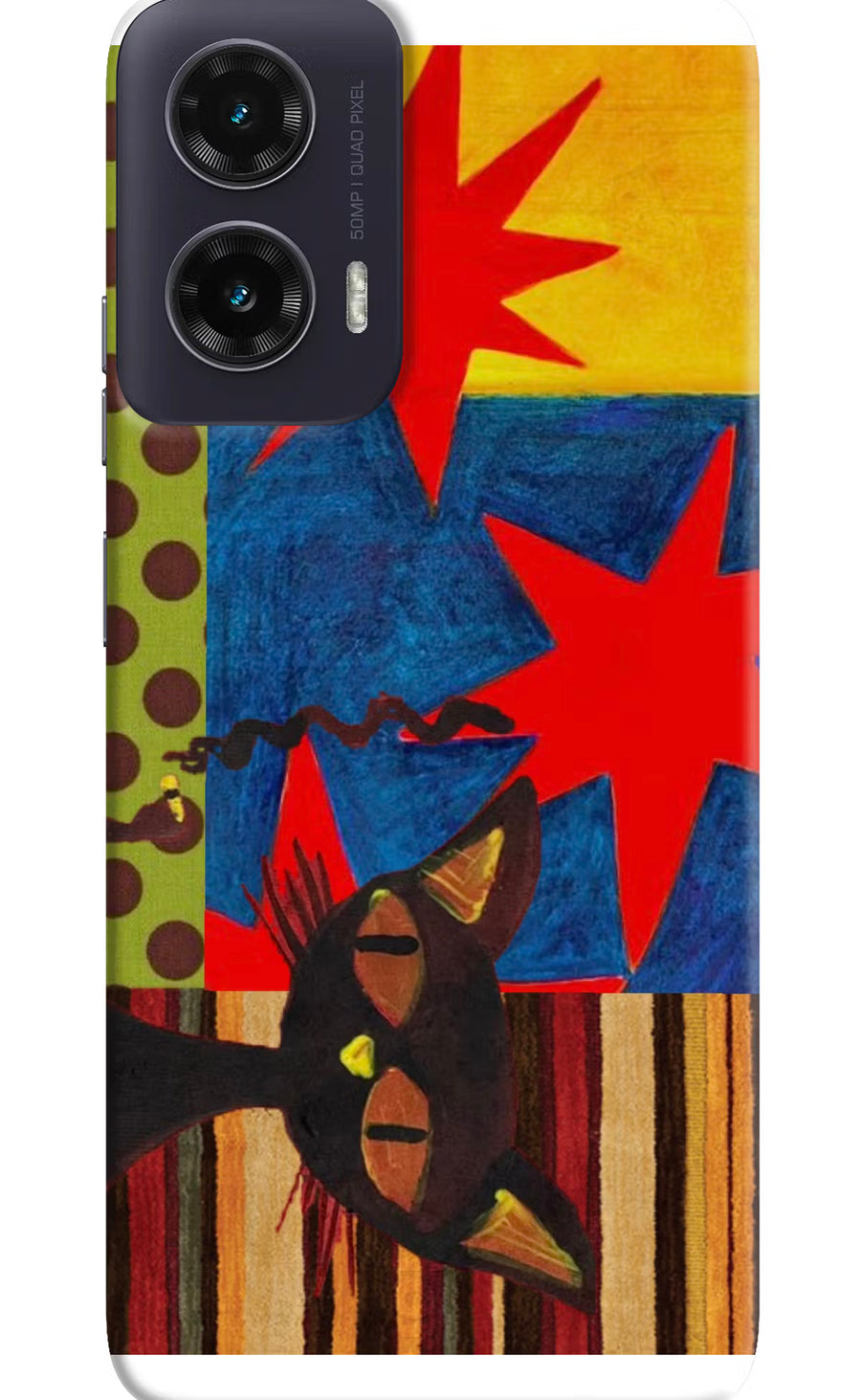 Pop Cat Moto G35 5G Back Cover, Hard case