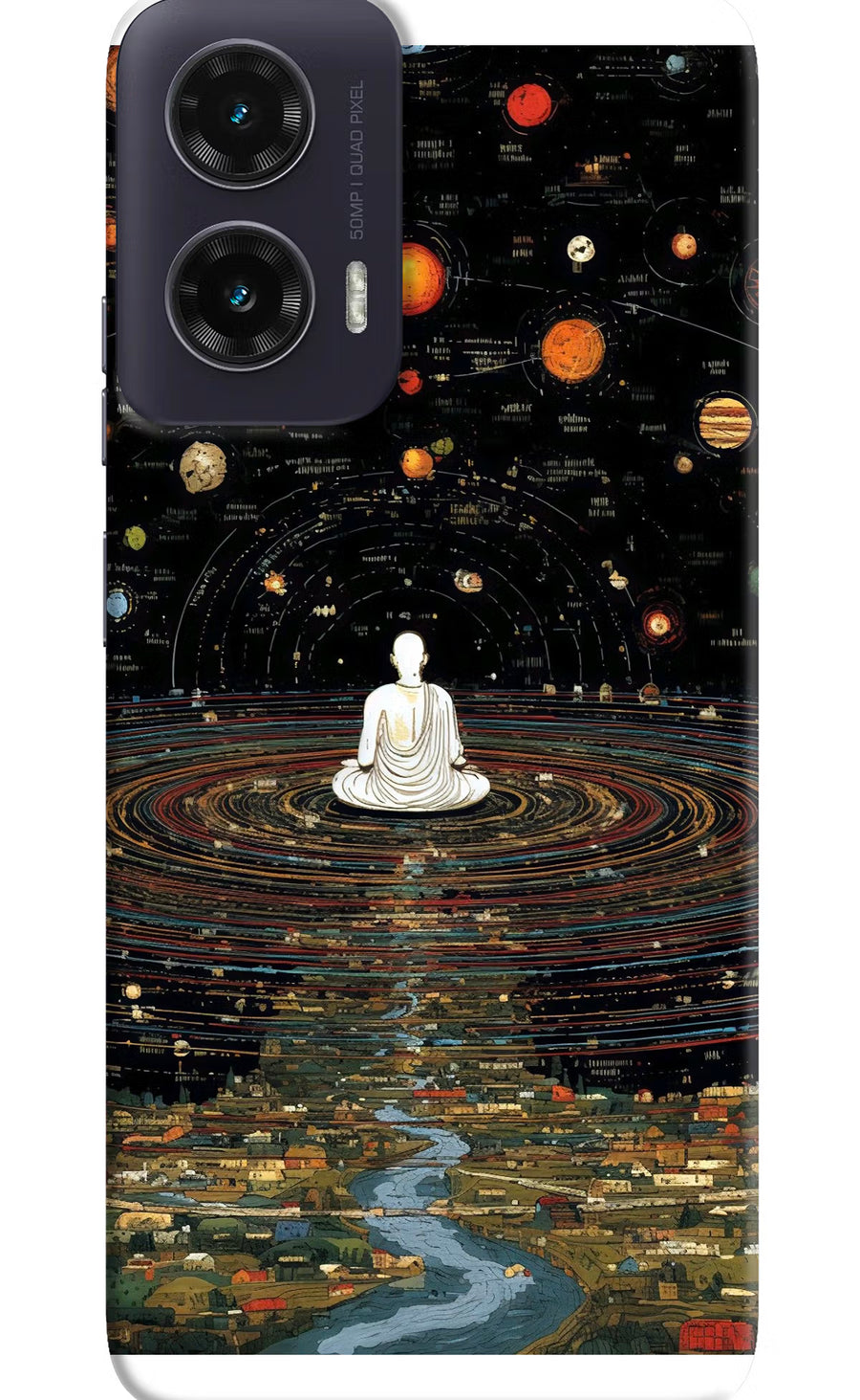 Space Monk Moto G35 5G Back Cover, Hard case