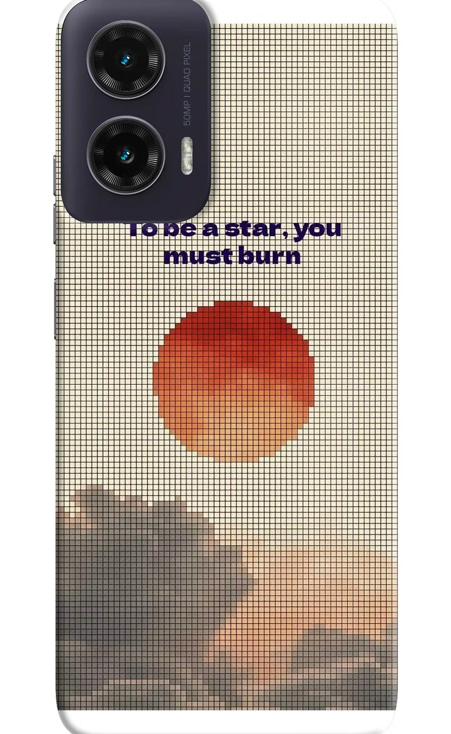 Pixel Sun Moto G35 5G Back Cover, Hard case