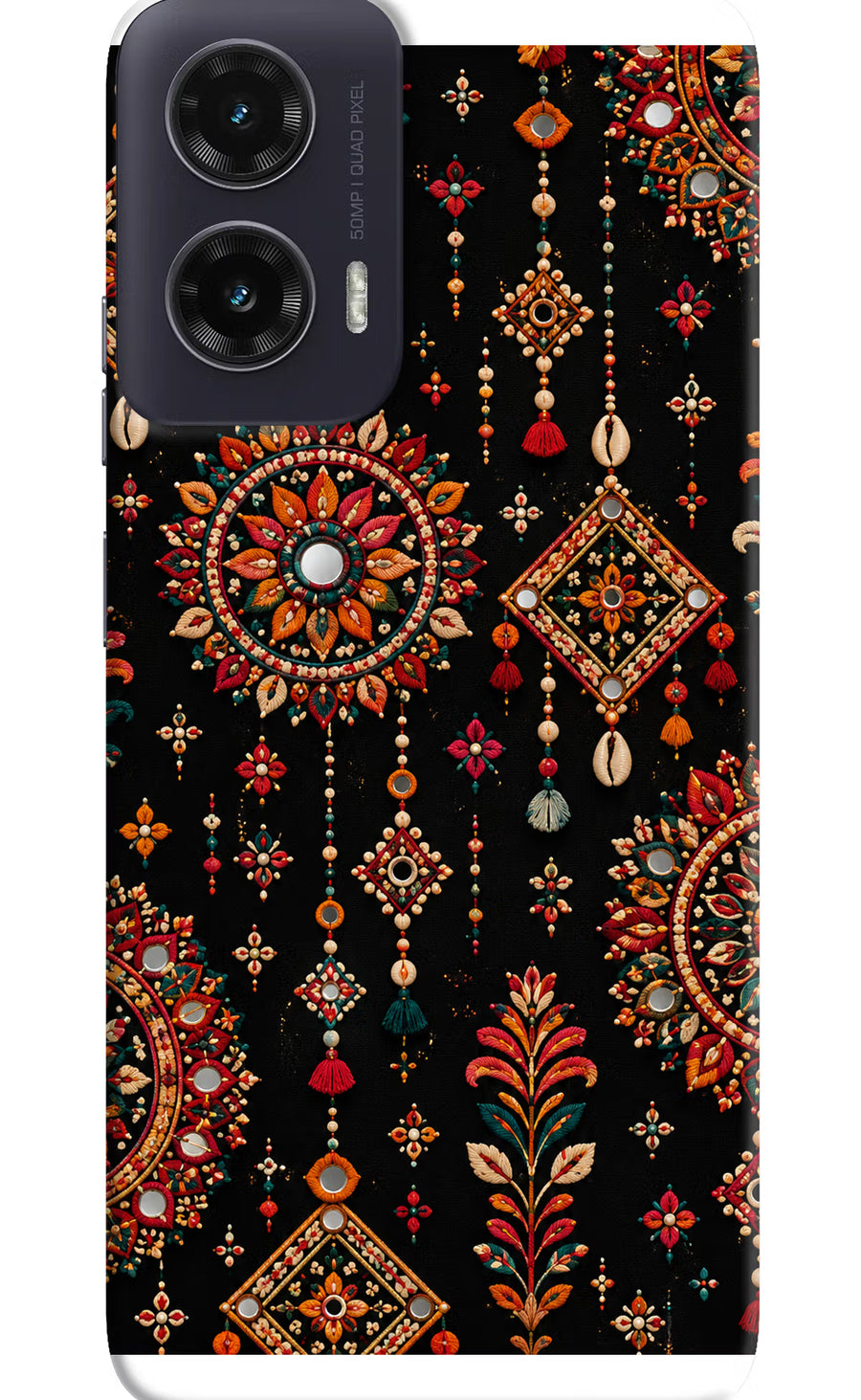 Boho Noir Moto G35 5G Back Cover, Hard case