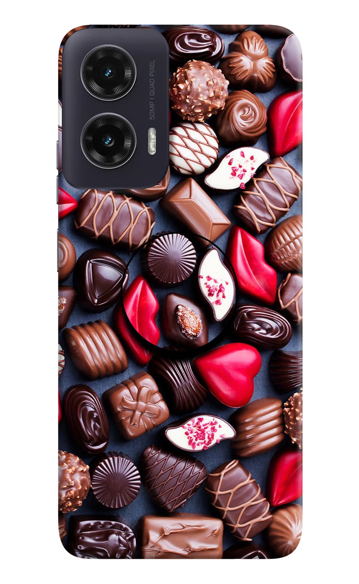 Chocolates Moto G35 5G Pop Case by Casekaro