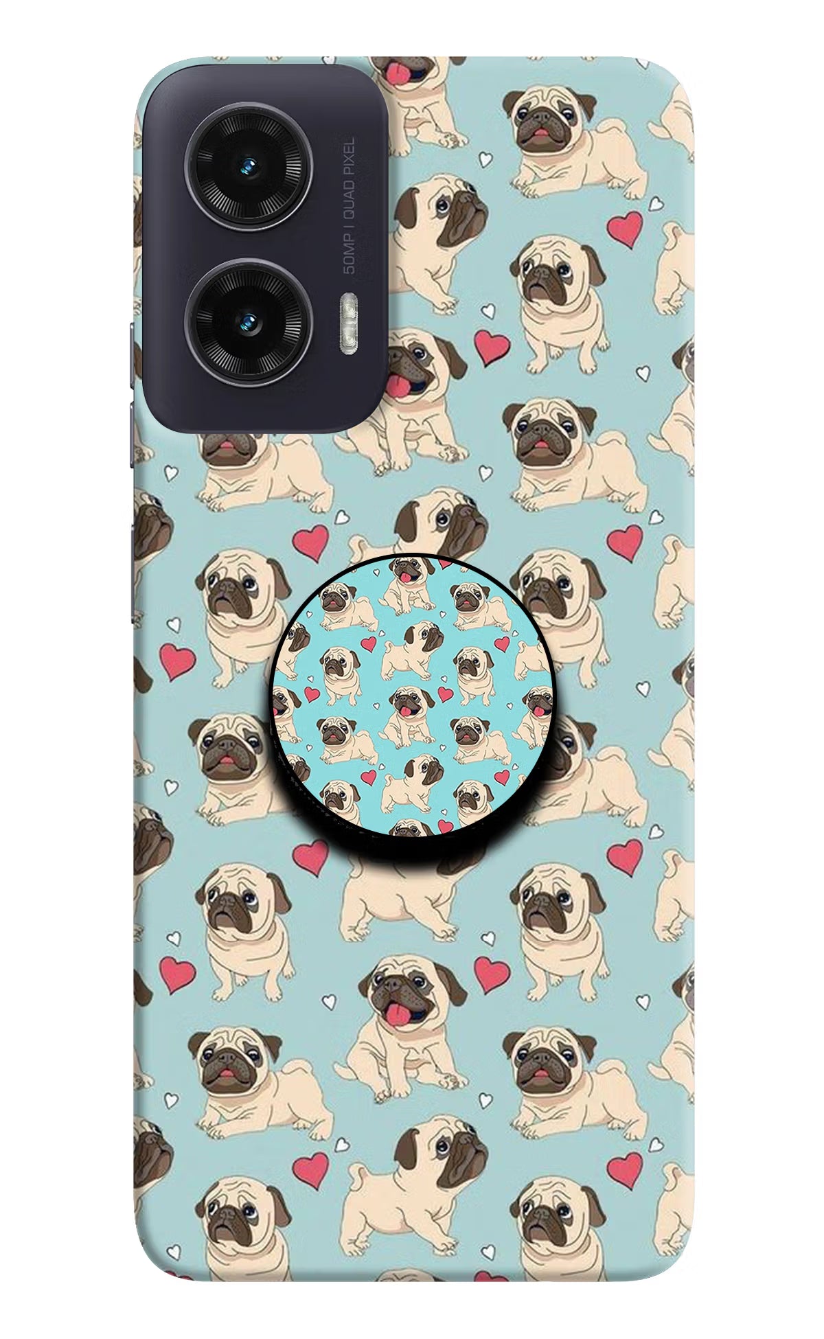 Pug Dog Moto G35 5G Pop Case by Casekaro