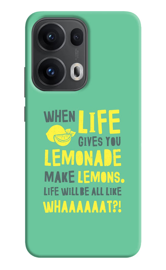 Quote Oppo Reno13 Pro 5G Hard Case Back Cover by Casekaro