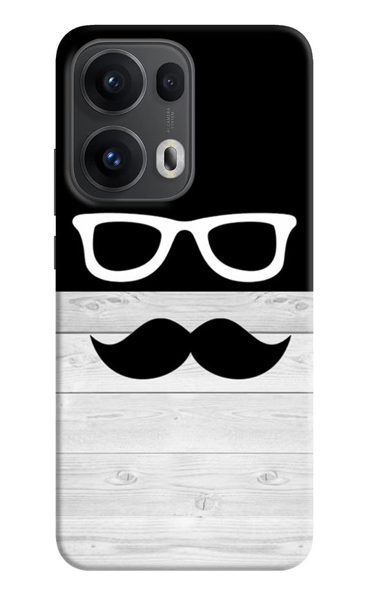 Mustache Oppo Reno13 Pro 5G Hard Case Back Cover by Casekaro