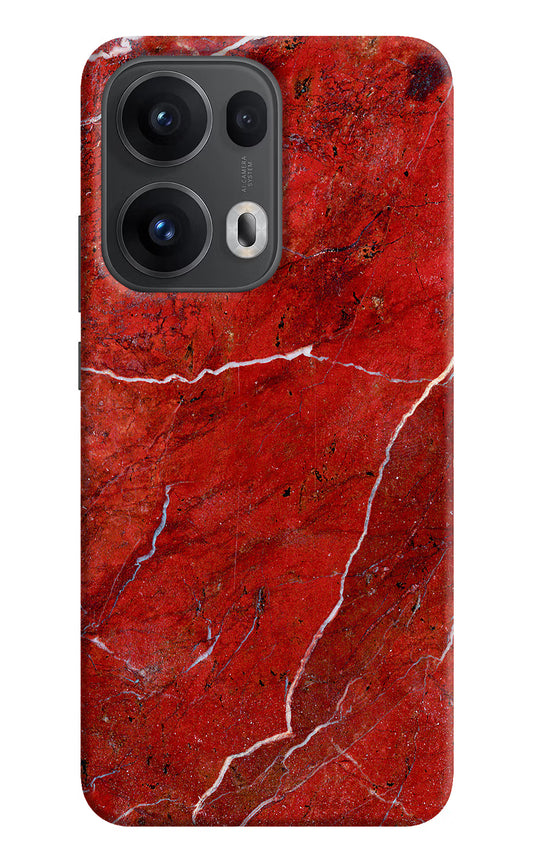 Red Marble Design Oppo Reno13 Pro 5G Hard Case Back Cover by Casekaro