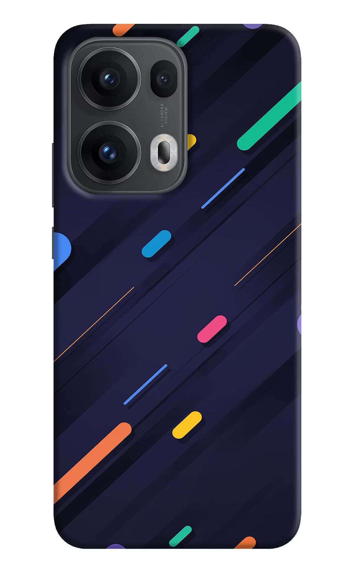 Abstract Design Oppo Reno13 Pro 5G Hard Case Back Cover by Casekaro