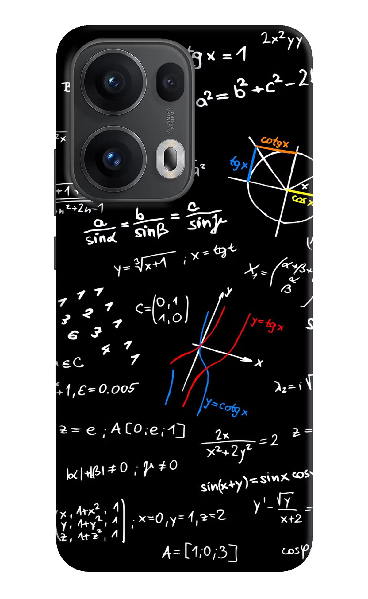 Mathematics Formula Oppo Reno13 Pro 5G Hard Case Back Cover by Casekaro