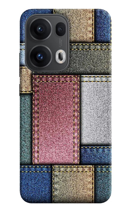 Multicolor Jeans Oppo Reno13 Pro 5G Hard Case Back Cover by Casekaro