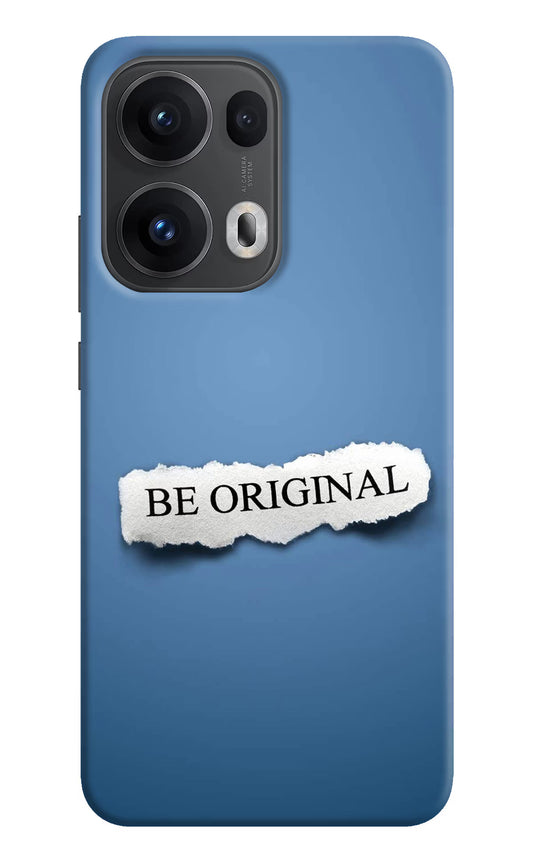 Be Original Oppo Reno13 Pro 5G Hard Case Back Cover by Casekaro