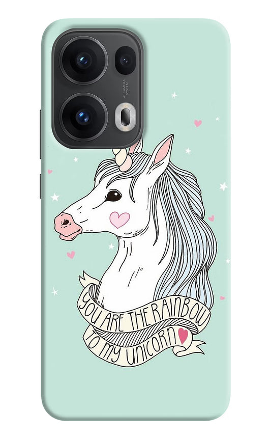 Unicorn Wallpaper Oppo Reno13 Pro 5G Hard Case Back Cover by Casekaro
