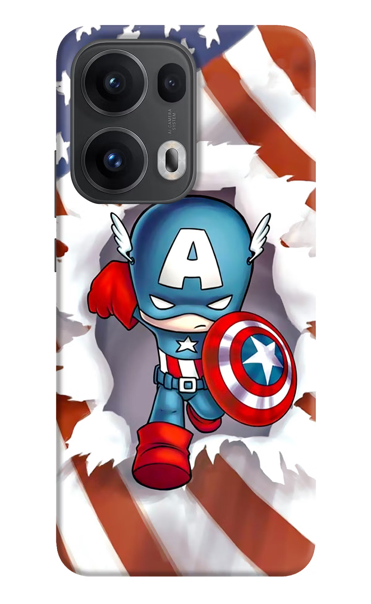 Captain America Oppo Reno13 Pro 5G Hard Case Back Cover by Casekaro