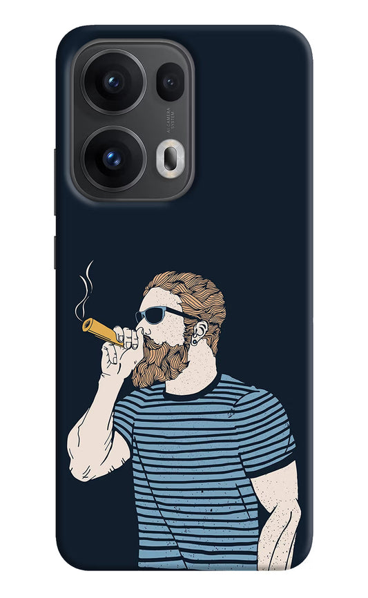Smoking Oppo Reno13 Pro 5G Hard Case Back Cover by Casekaro
