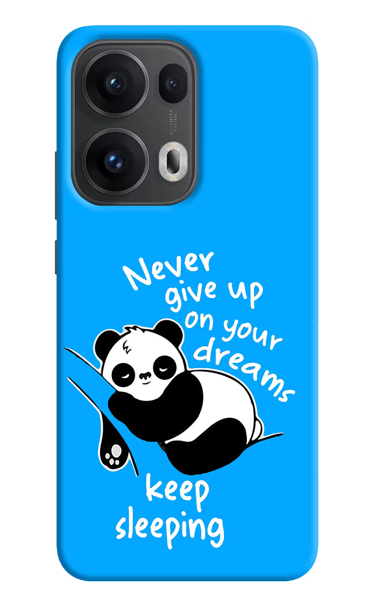Keep Sleeping Oppo Reno13 Pro 5G Hard Case Back Cover by Casekaro