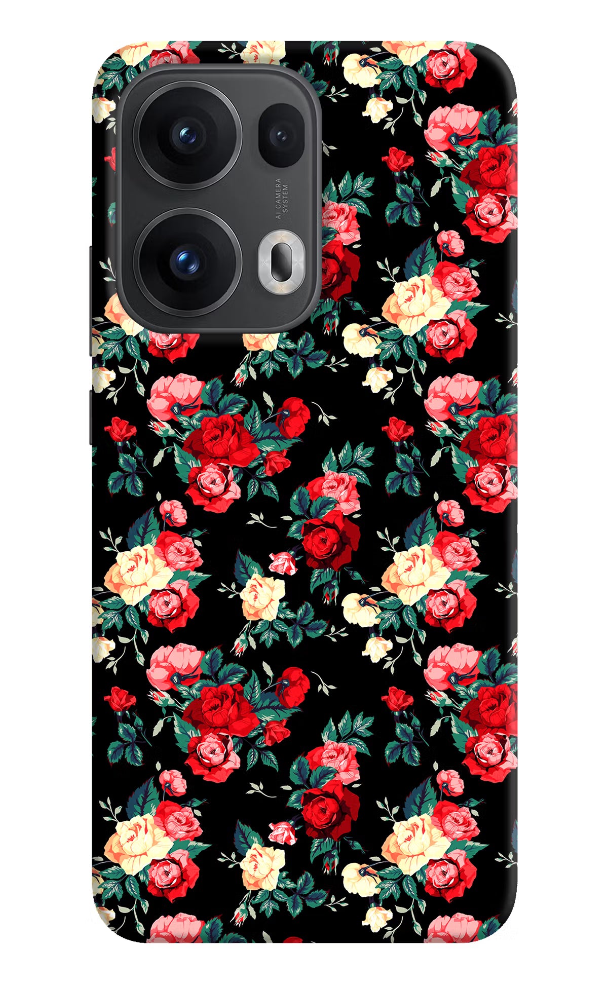 Rose Pattern Oppo Reno13 Pro 5G Hard Case Back Cover by Casekaro