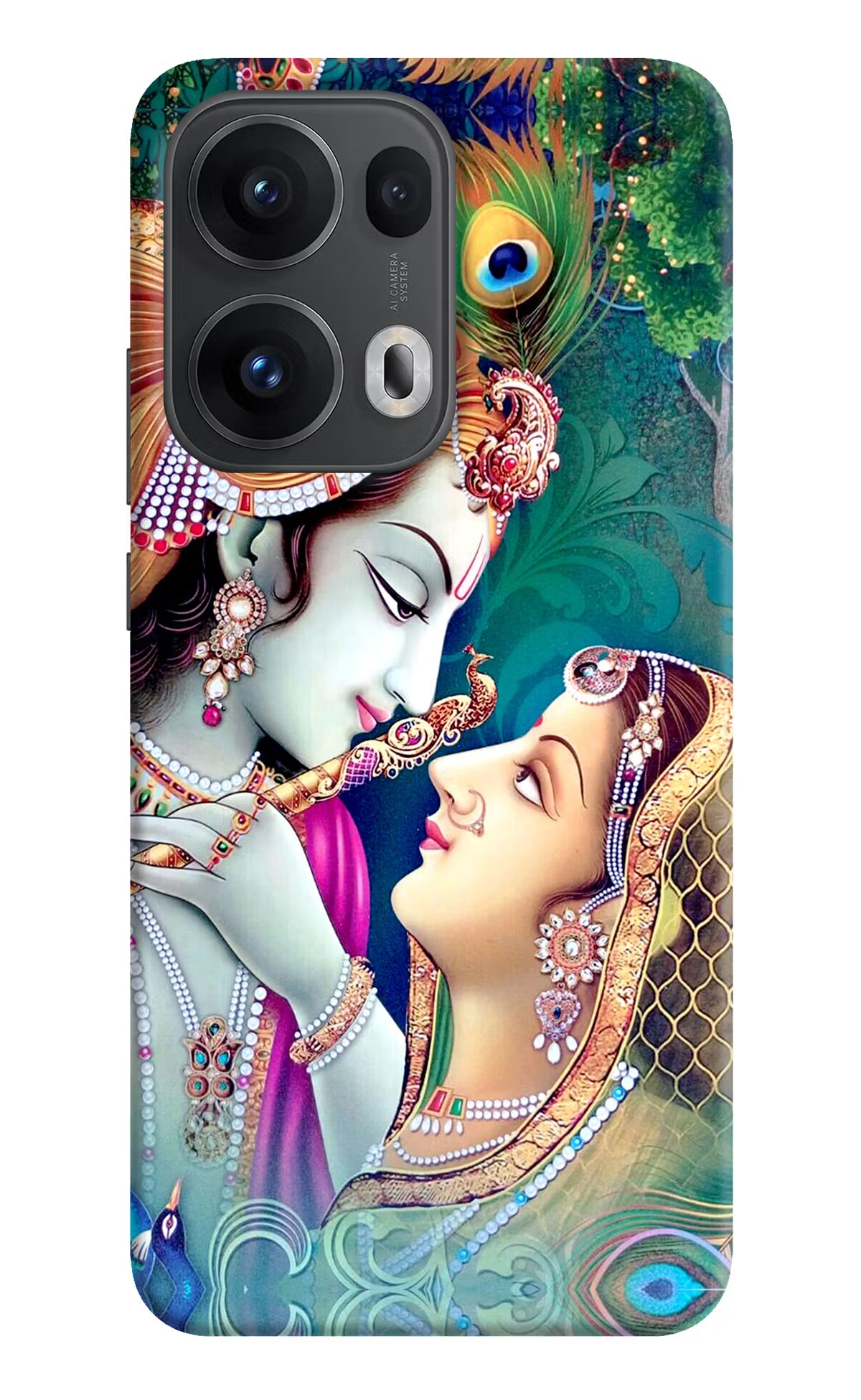 Lord Radha Krishna Oppo Reno13 Pro 5G Hard Case Back Cover by Casekaro