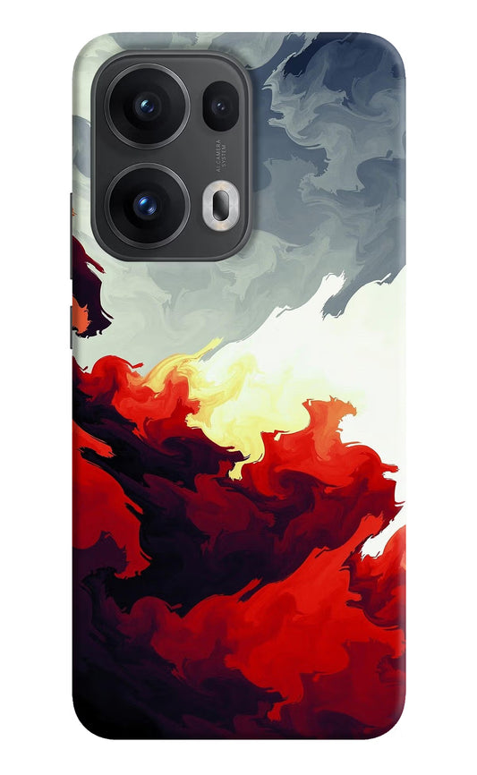 Fire Cloud Oppo Reno13 Pro 5G Hard Case Back Cover by Casekaro