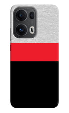 Tri Color Pattern Oppo Reno13 Pro 5G Hard Case Back Cover by Casekaro