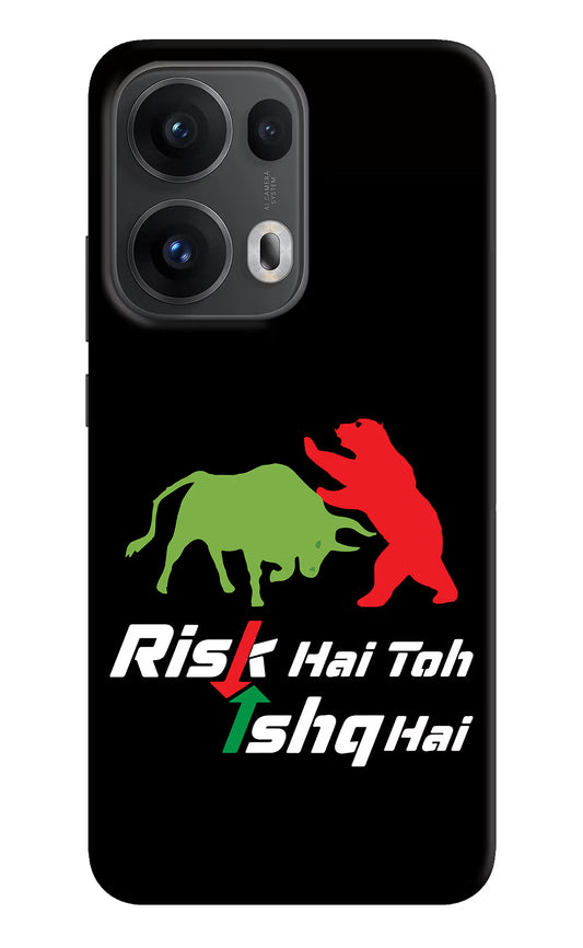 Risk Hai Toh Ishq Hai Oppo Reno13 Pro 5G Hard Case Back Cover by Casekaro