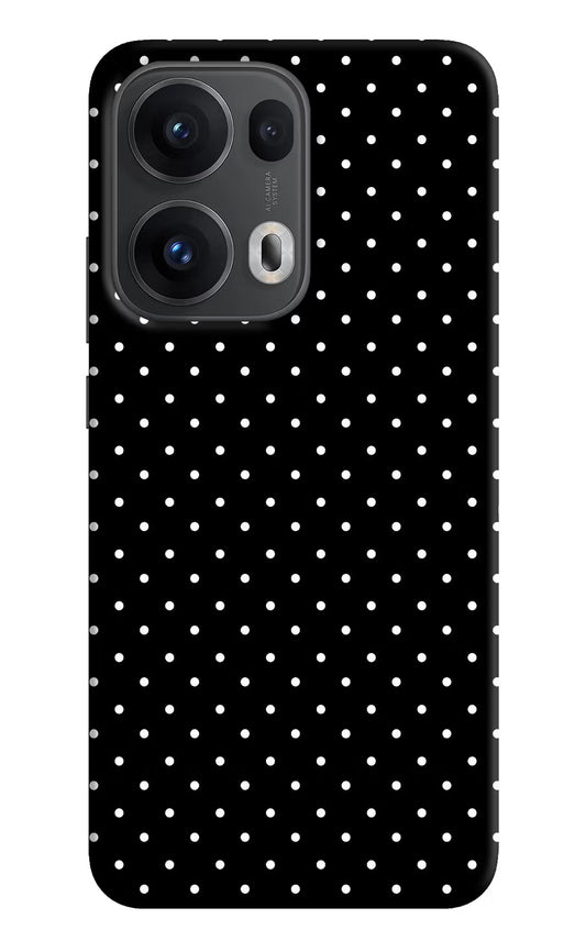 White Dots Oppo Reno13 Pro 5G Hard Case Back Cover by Casekaro
