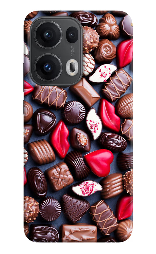 Chocolates Oppo Reno13 Pro 5G Hard Case Back Cover by Casekaro