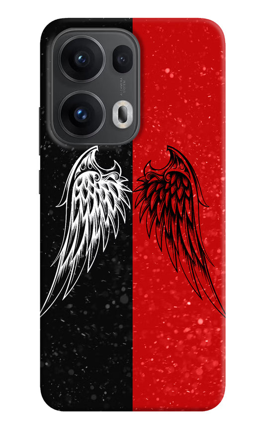 Wings Oppo Reno13 Pro 5G Hard Case Back Cover by Casekaro