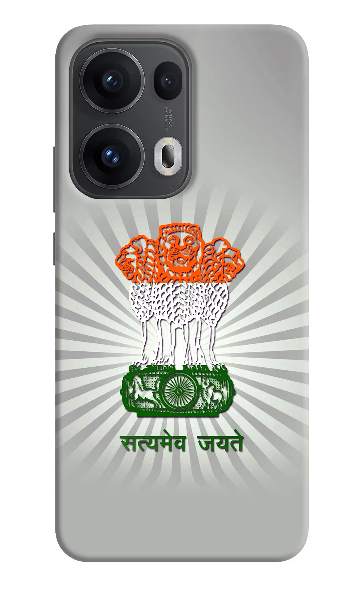 Satyamev Jayate Art Oppo Reno13 Pro 5G Hard Case Back Cover by Casekaro