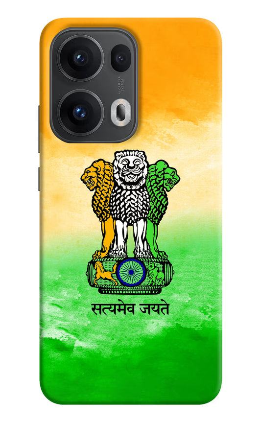 Satyamev Jayate Flag Oppo Reno13 Pro 5G Hard Case Back Cover by Casekaro