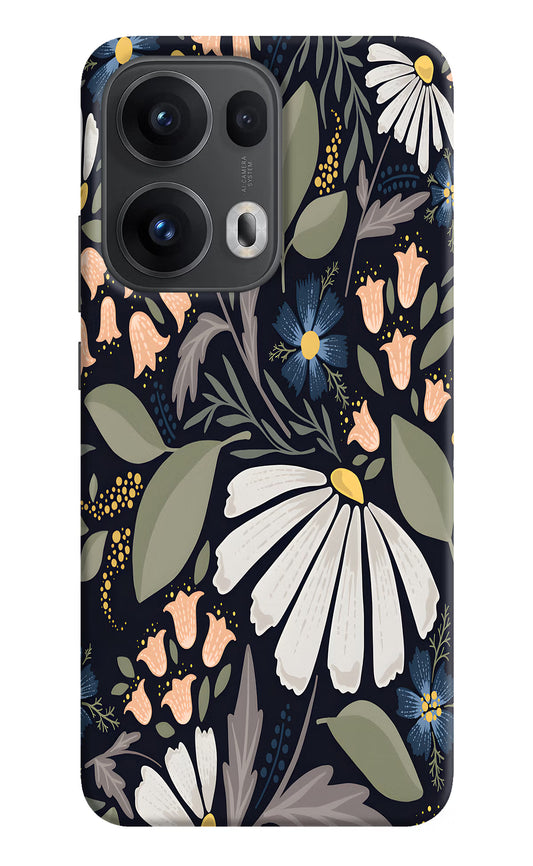 Flowers Art Oppo Reno13 Pro 5G Hard Case Back Cover by Casekaro