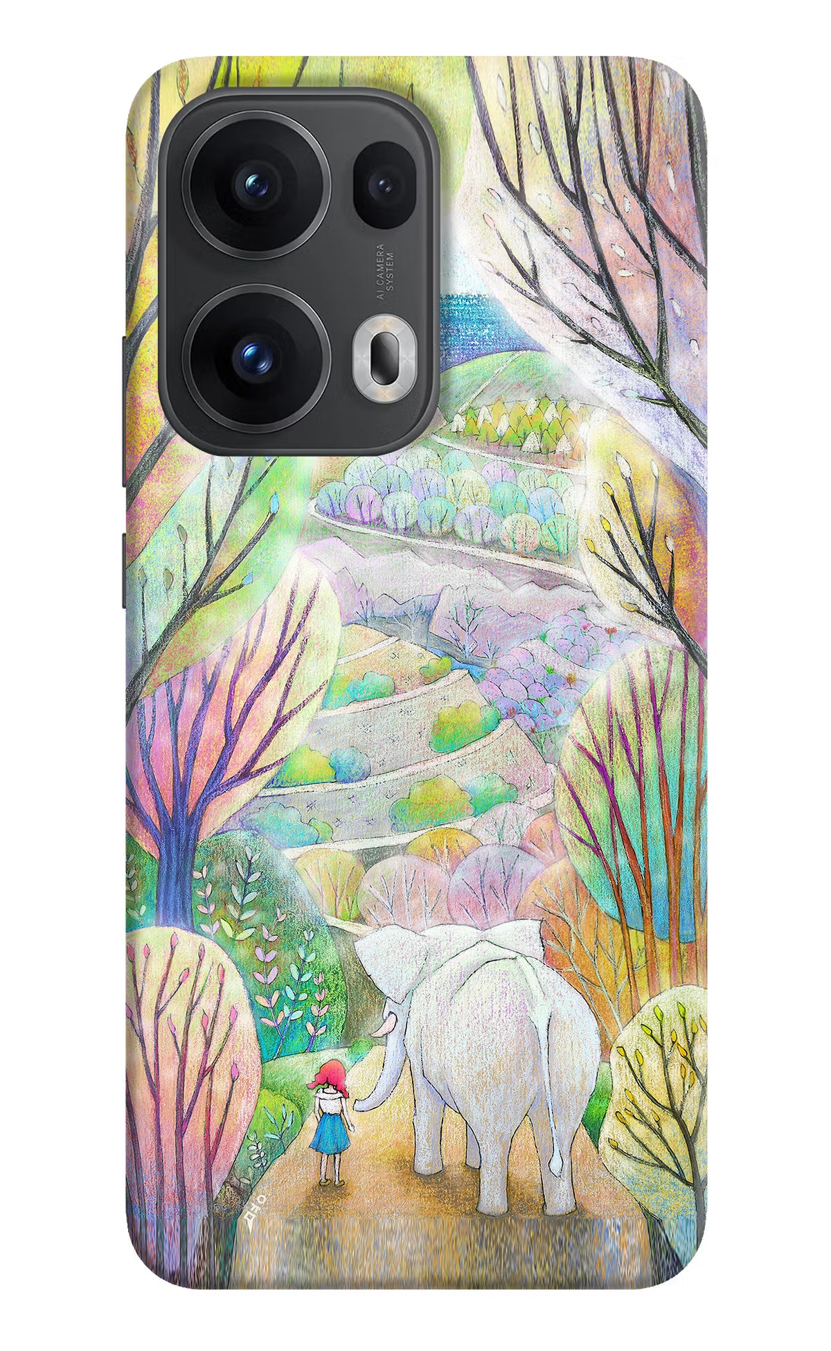 Nature Painting Oppo Reno13 Pro 5G Hard Case Back Cover by Casekaro