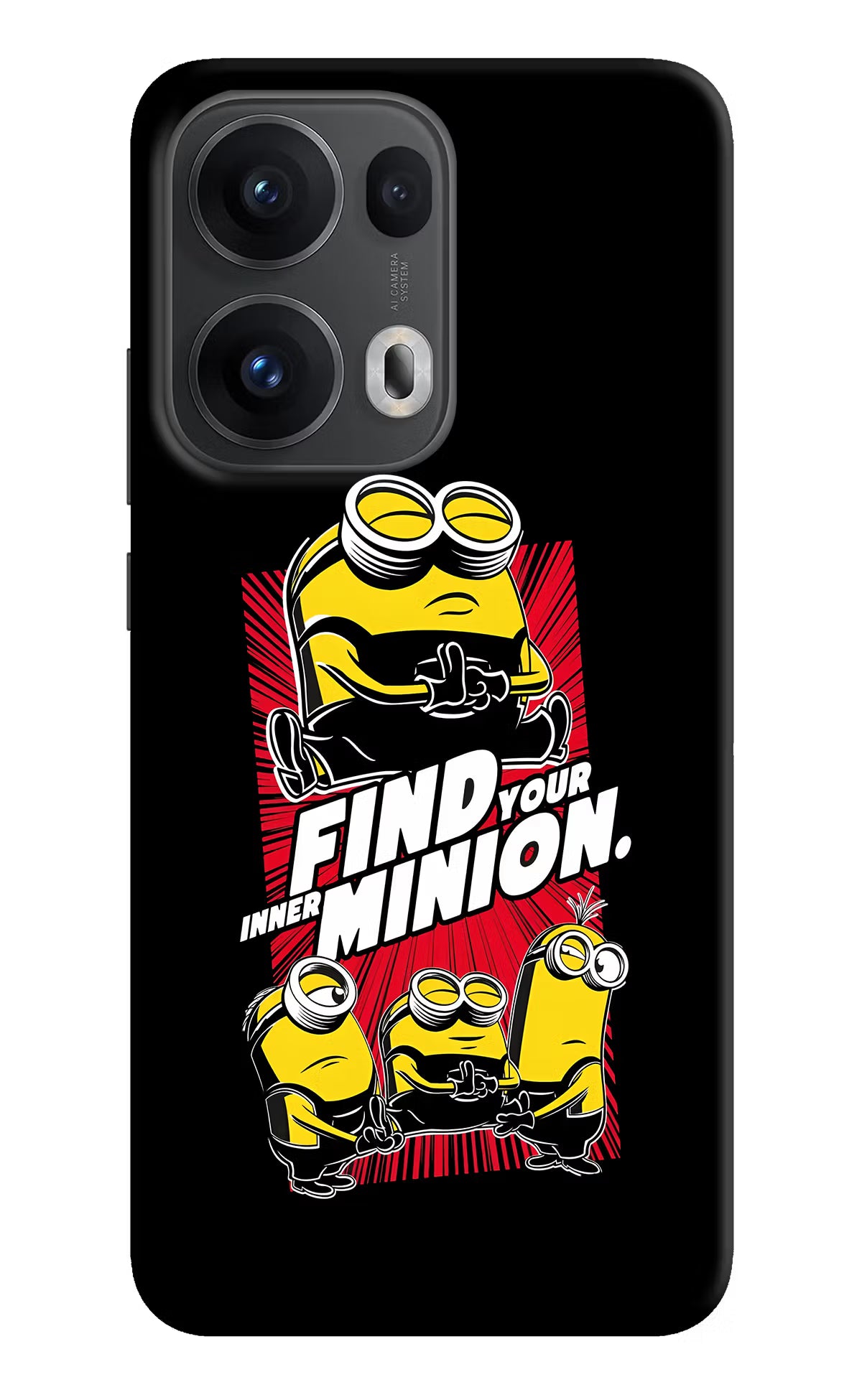 Find your inner Minion Oppo Reno13 Pro 5G Hard Case Back Cover by Casekaro