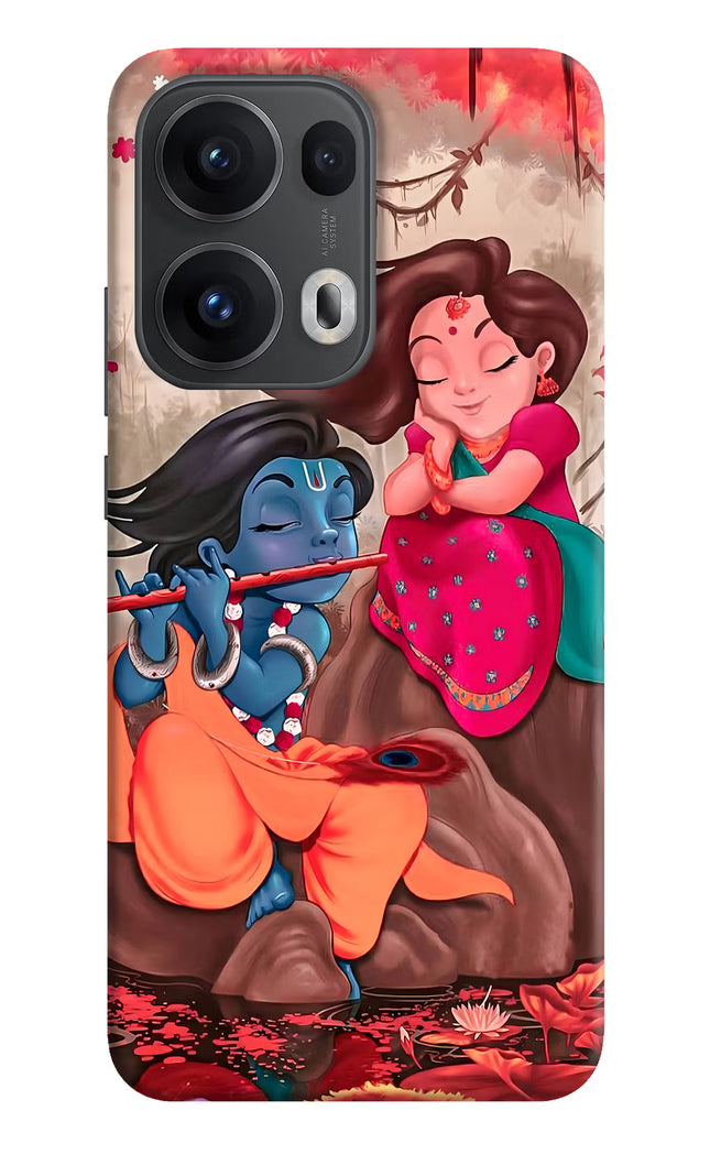 Radhe Krishna Oppo Reno13 Pro 5G Hard Case Back Cover by Casekaro