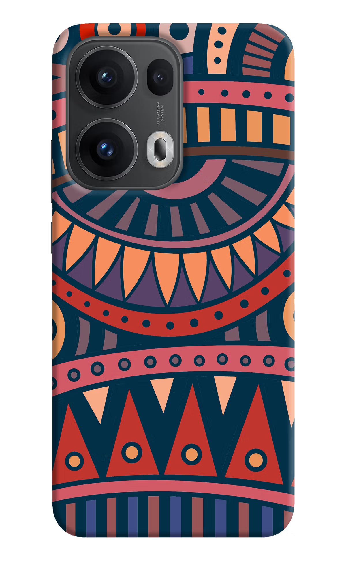 African Culture Design Oppo Reno13 Pro 5G Hard Case Back Cover by Casekaro