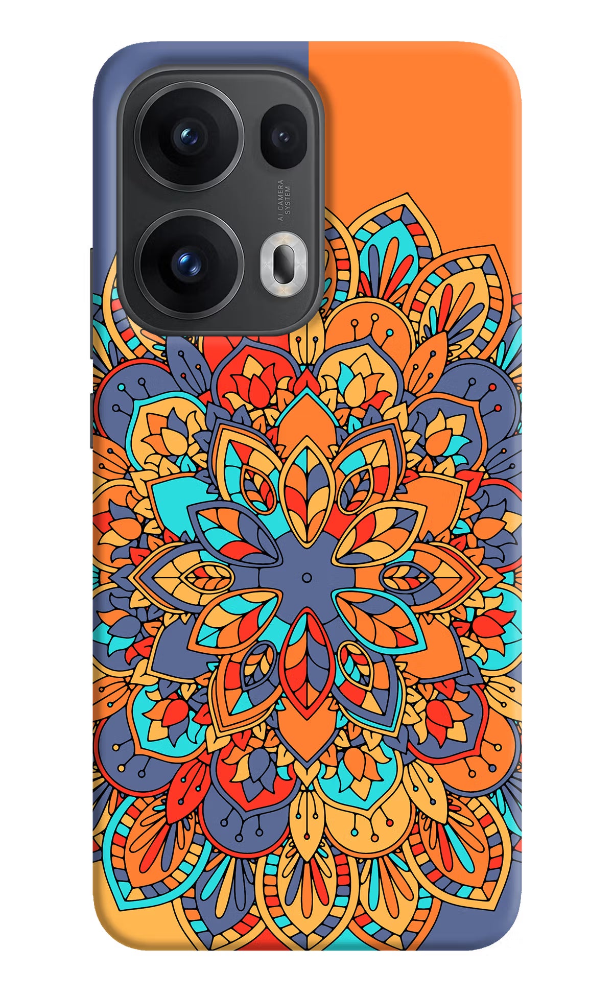 Color Mandala Oppo Reno13 Pro 5G Hard Case Back Cover by Casekaro