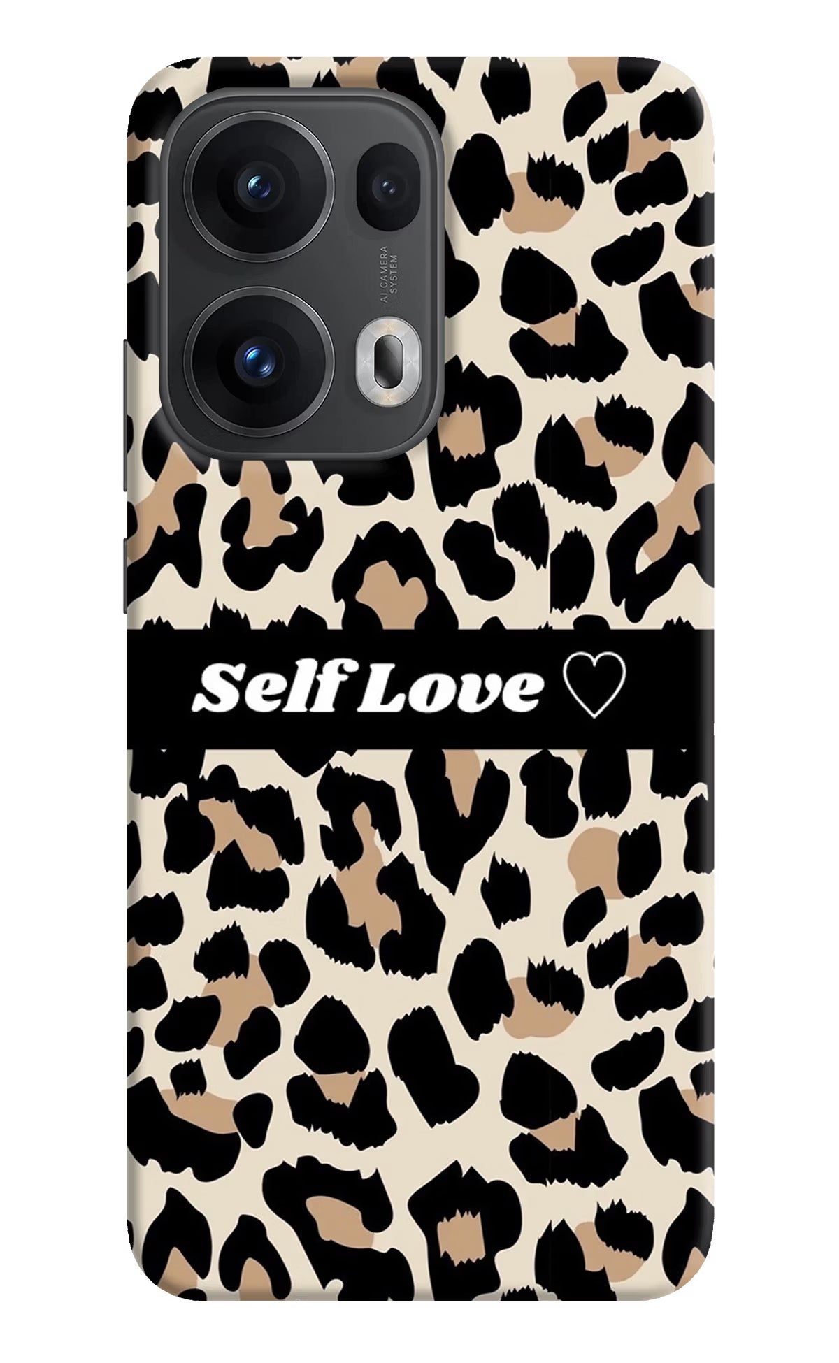 Leopard Print Self Love Oppo Reno13 Pro 5G Hard Case Back Cover by Casekaro