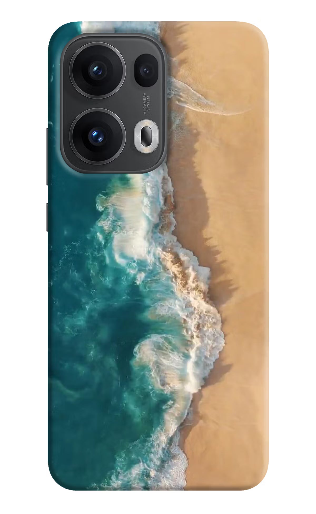 Ocean Beach Oppo Reno13 Pro 5G Hard Case Back Cover by Casekaro