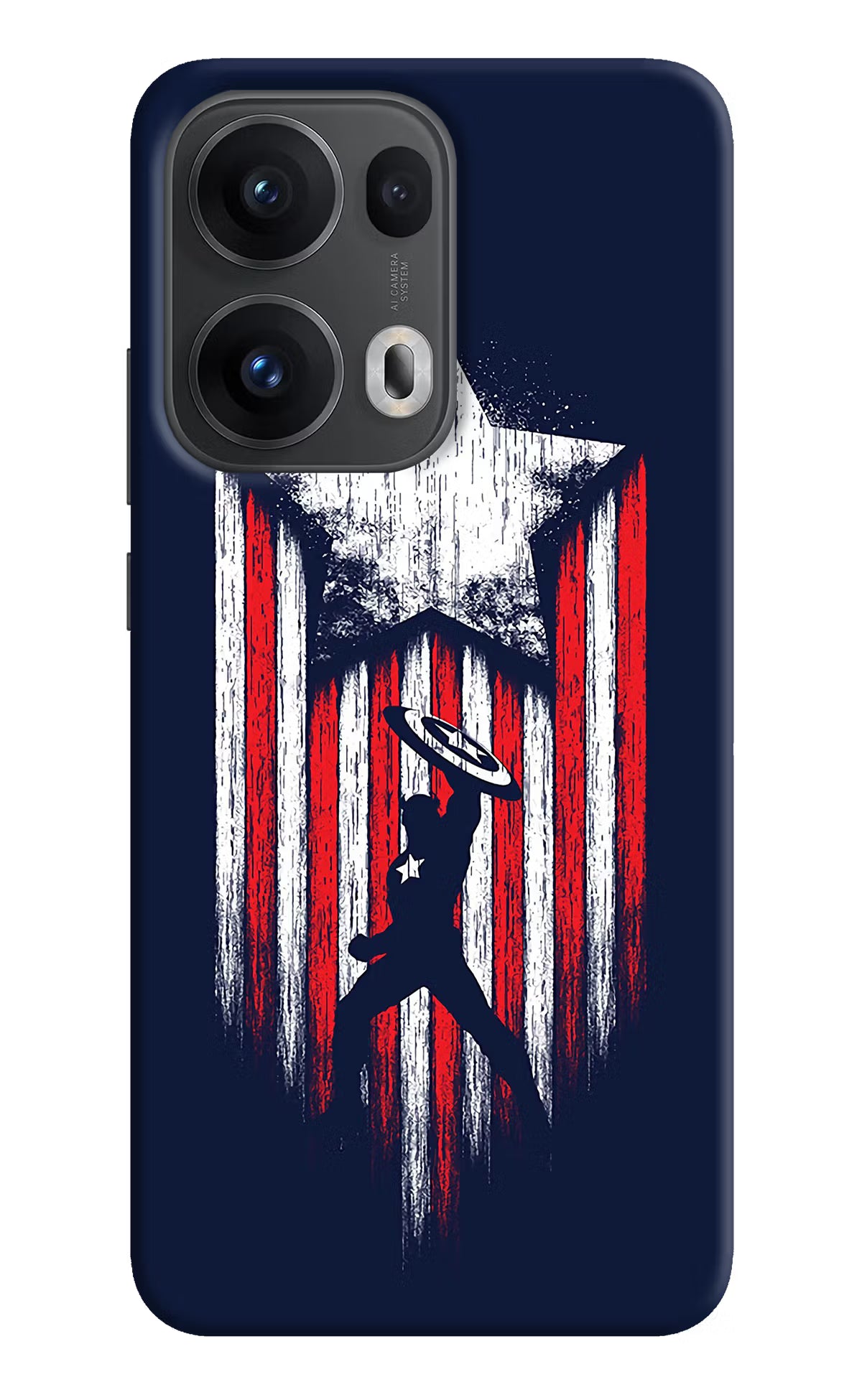 Captain America Marvel Art Oppo Reno13 Pro 5G Hard Case Back Cover by Casekaro
