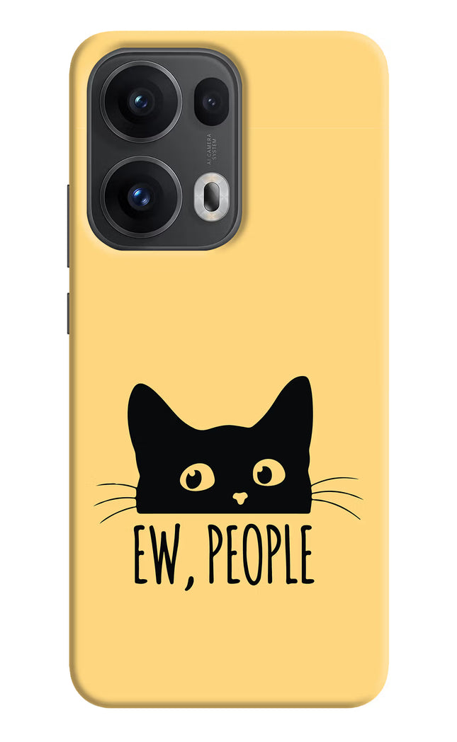 Ew People Catitude Oppo Reno13 Pro 5G Hard Case Back Cover by Casekaro