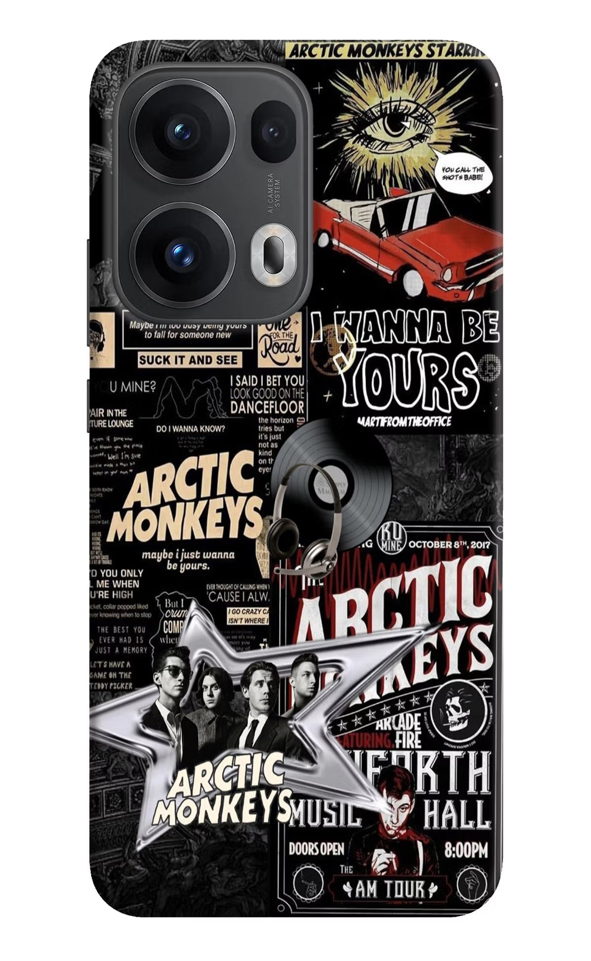 Arctic Monkeys Oppo Reno13 Pro 5G Hard Case Back Cover by Casekaro