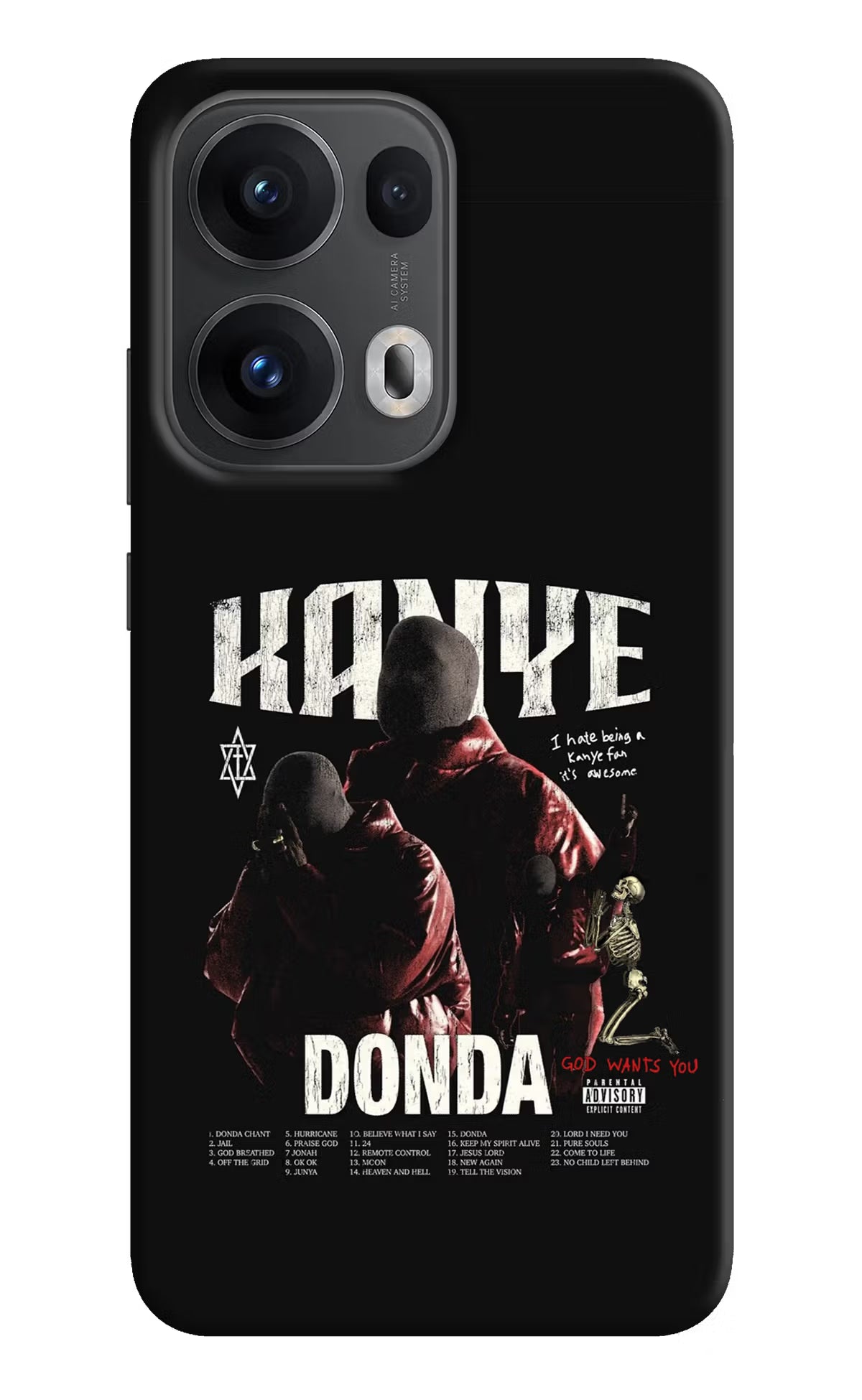 Donda Kanye West Oppo Reno13 Pro 5G Hard Case Back Cover by Casekaro
