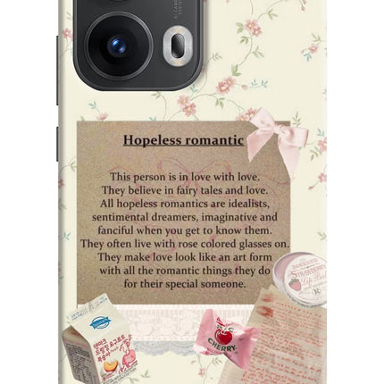 Hopeless Romantic Oppo Reno13 Pro 5G Hard Case Back Cover by Casekaro