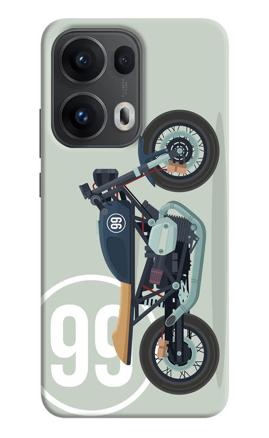 Classic Cafe Racer 99 Oppo Reno13 Pro 5G Hard Case Back Cover by Casekaro