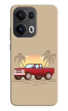 Desert Classic Drive Oppo Reno13 Pro 5G Hard Case Back Cover by Casekaro