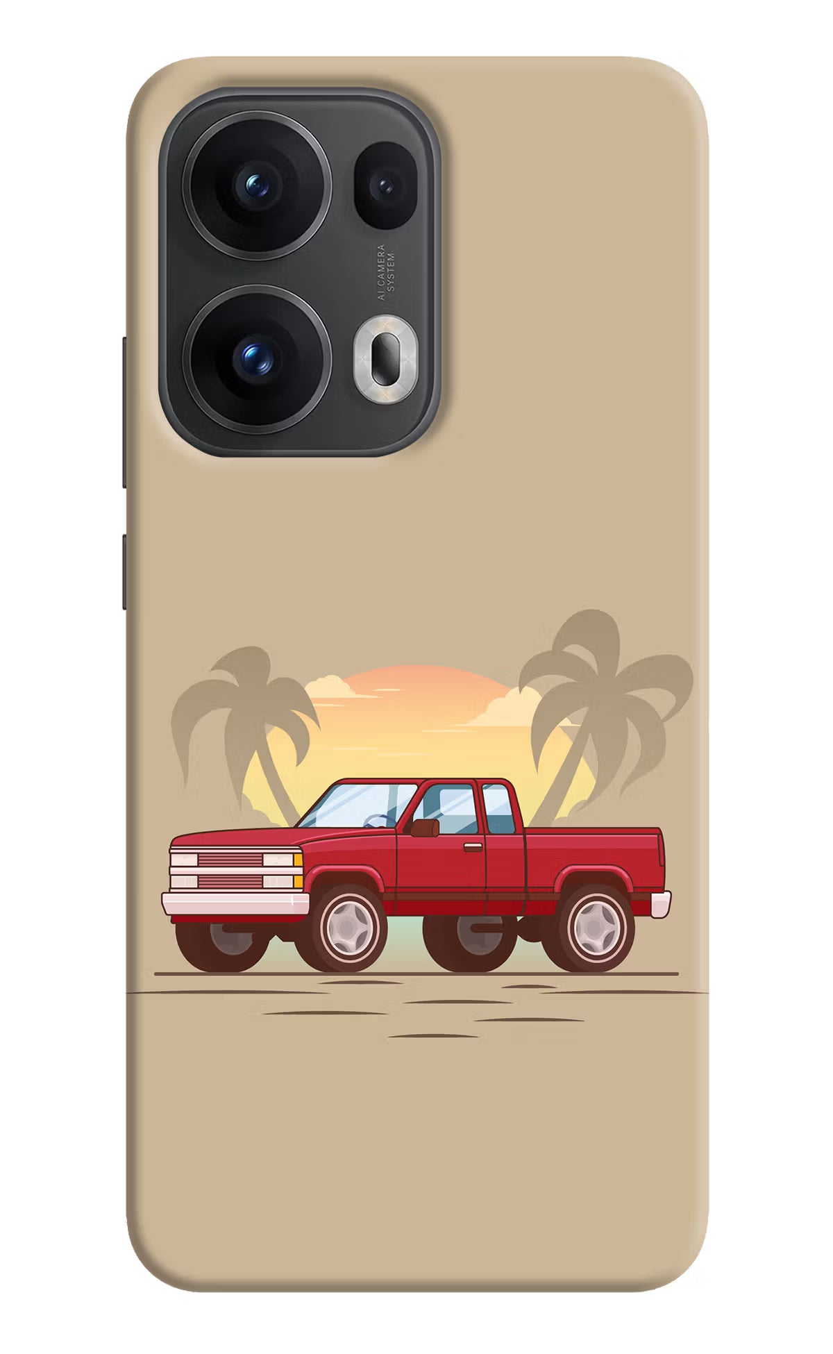 Desert Classic Drive Oppo Reno13 Pro 5G Hard Case Back Cover by Casekaro