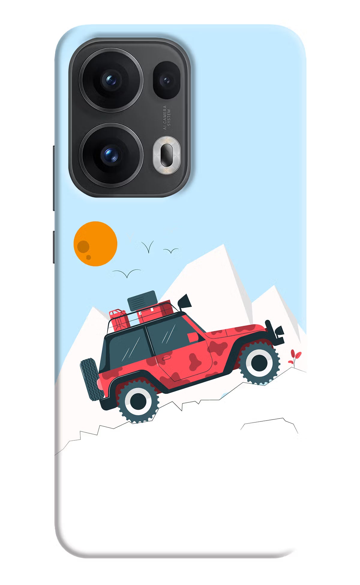 Mountain Trail Beast Oppo Reno13 Pro 5G Hard Case Back Cover by Casekaro