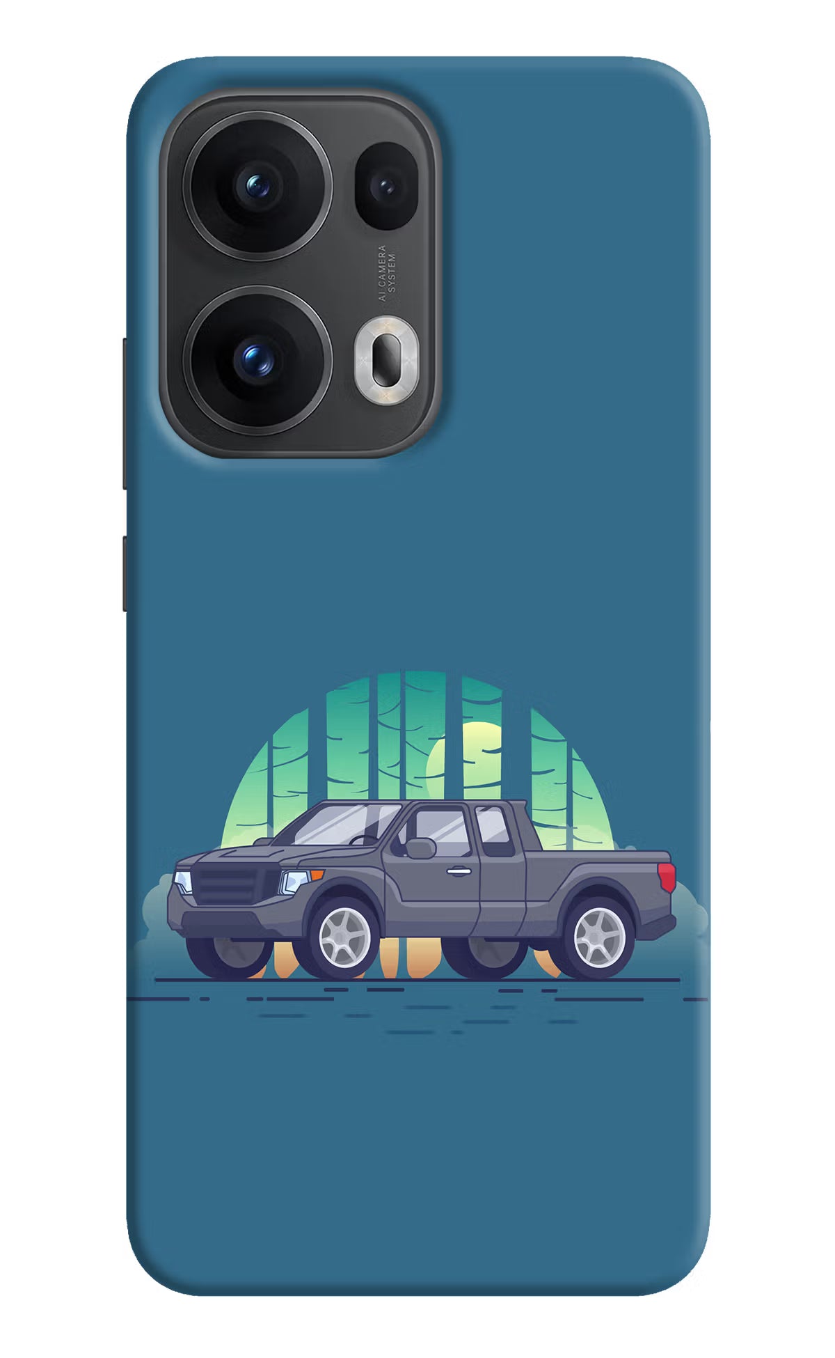 Retro Garage Vibe Oppo Reno13 Pro 5G Hard Case Back Cover by Casekaro