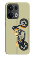 Vertical Speedster Oppo Reno13 Pro 5G Hard Case Back Cover by Casekaro