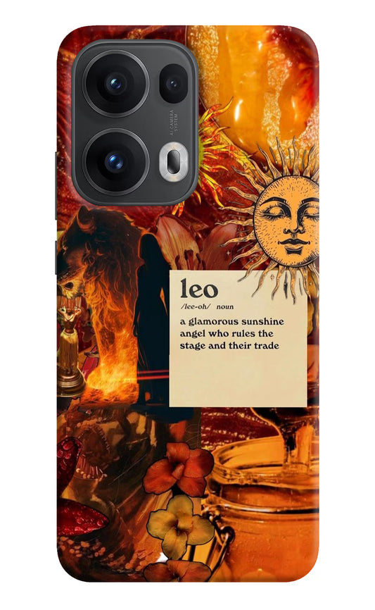Leo Zodiac Oppo Reno13 Pro 5G Hard Case Back Cover by Casekaro